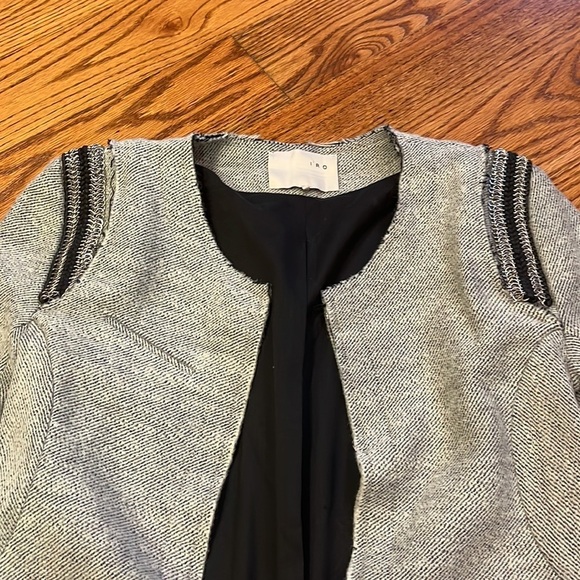 IRO Woman’s Grey Amina Jacket Size 0 - Picture 5 of 10
